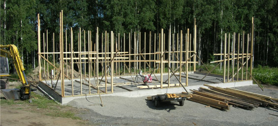 Rakennustyömaa